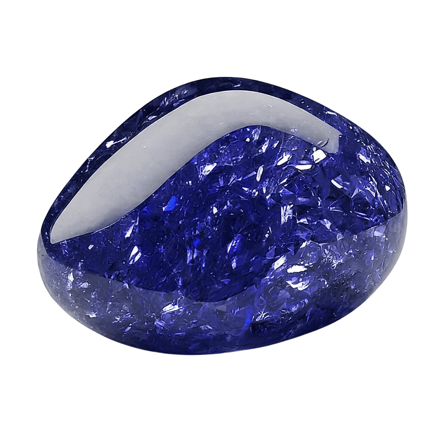 Tanzanite tumbled stone