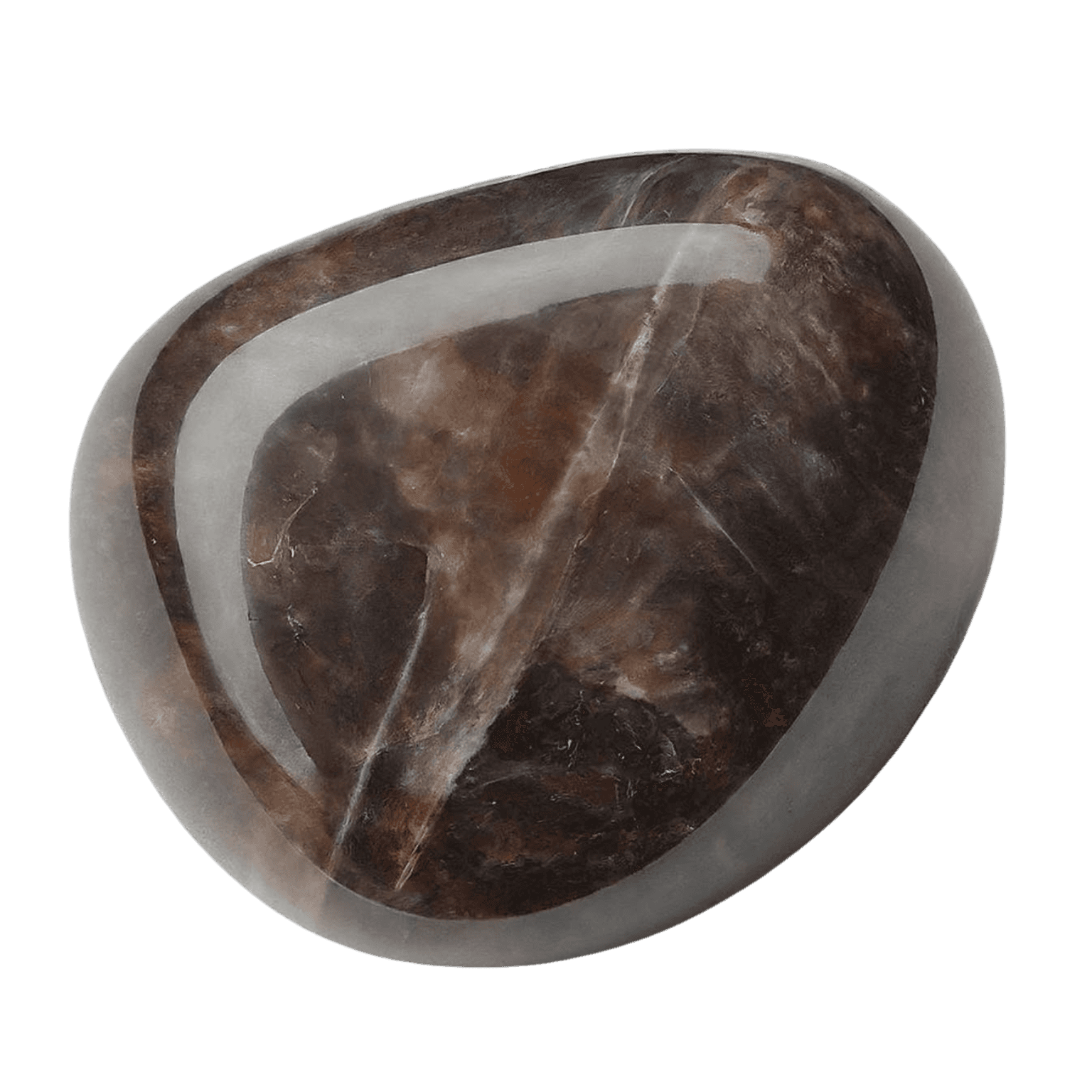 Axinite crystal