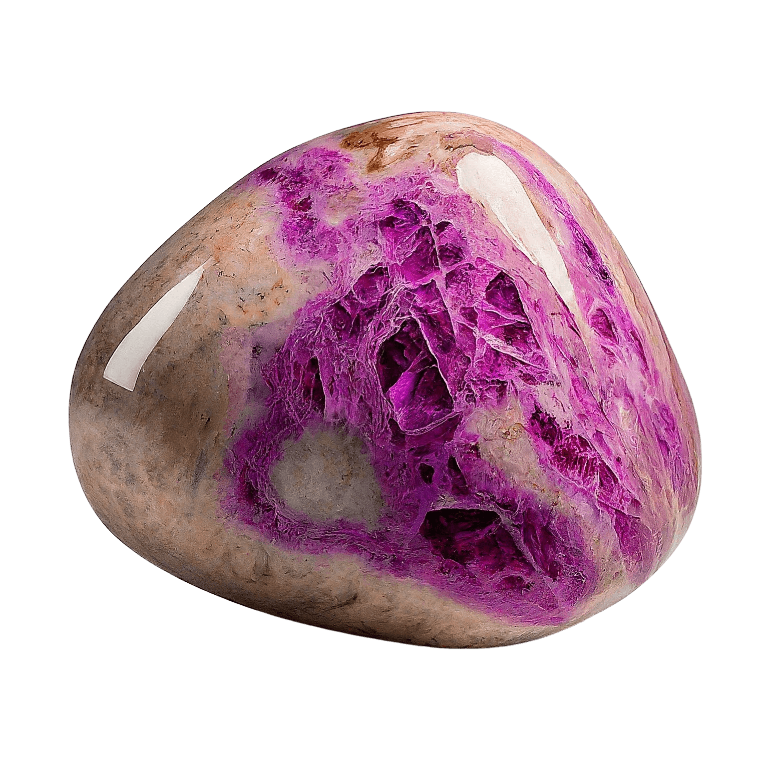 Cobalto Calcite crystal