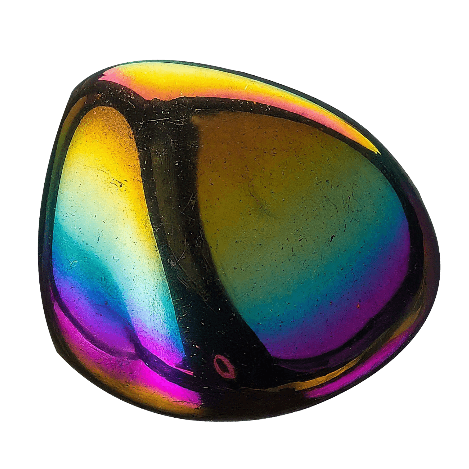 Iridescent Hematite crystal