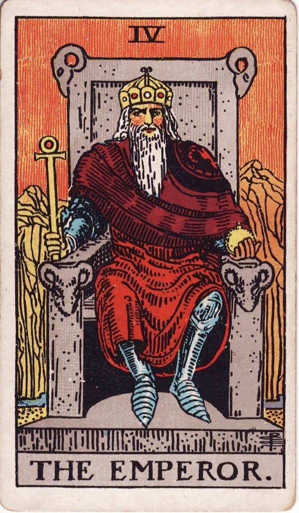 The Emperor tarot card