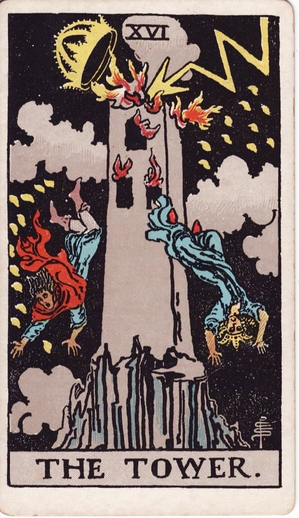 The Tower tarot card