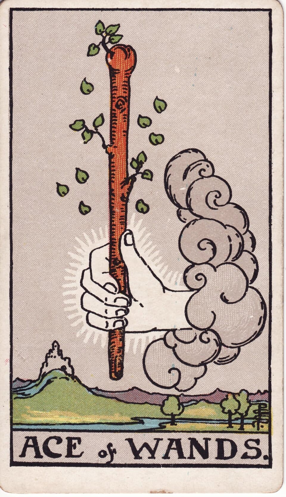 Ace of Wands reversed